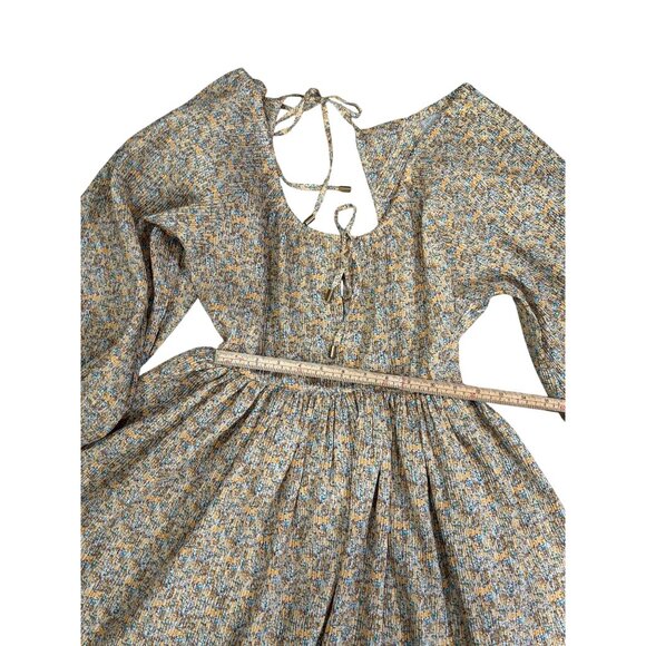 Minkpink Floral Smocked Mini Dress Size Small - Picture 5 of 11